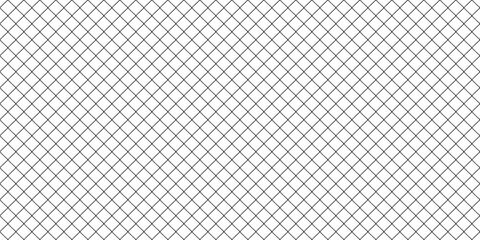 Square wire fence mesh. Illustration of seamless square mesh pattern (repeatable). Seamless metal grid pattern in vector. Lattice mesh texture. - obrazy, fototapety, plakaty