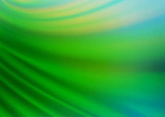Light Green vector blurred background.