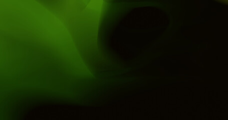 Abstract 4k resolution defocused geometric curves background for wallpaper, backdrop and varied nature design. Yellow green and black colors.