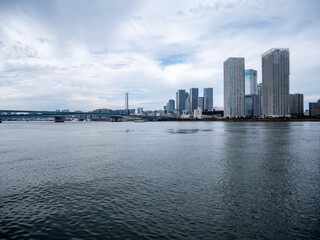 Fototapeta na wymiar 東京　豊洲の風景