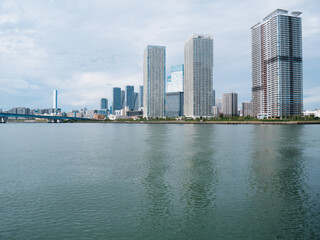 Obraz premium 東京 豊洲の風景