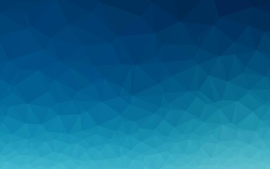 Dark BLUE vector abstract mosaic pattern.