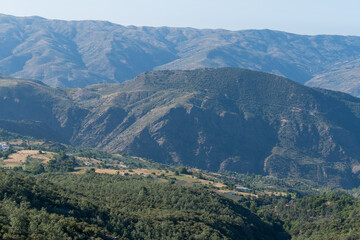 Obraz premium Mountainous landscape in Sierra Nevada in southern Spain