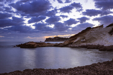 A autumn sunrise on Cala Blanca