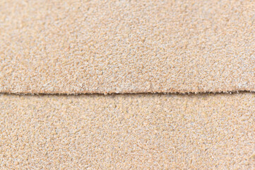 Close up light brown nubuck leather