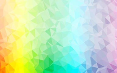 Light Multicolor, Rainbow vector abstract mosaic pattern.
