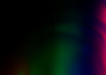 Dark Multicolor, Rainbow vector blurred shine abstract background.