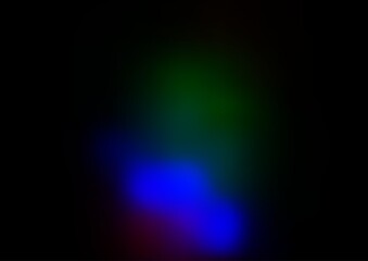 Dark Multicolor, Rainbow vector abstract blurred template.
