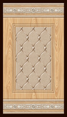 wall Decor, Digital Wall Tile Design, Wall tiles Decor on Marble For Home Decoration, 3D illustration can be used for wallpaper textile