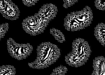 abstract leopard print