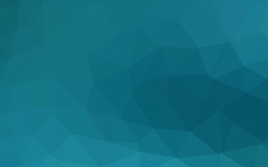 Light BLUE vector abstract polygonal cover.