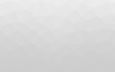 Fototapeta premium Light Silver, Gray vector low poly cover.