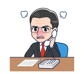 Elderly man in a gray jacket