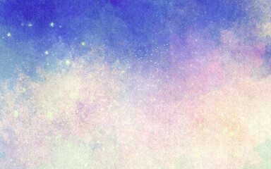 淡い色の抽象的な水彩背景装飾　グランジ　ノイズ　光　滲み