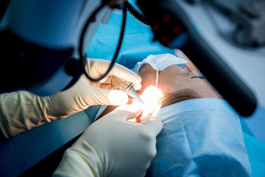 Tympanoplasty to restore the integrity of tympanic membrane in mesotympanitis.