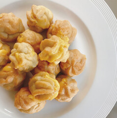 Choux cream.