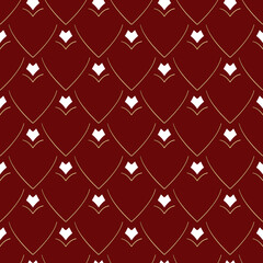 Image of heart on a hearts background