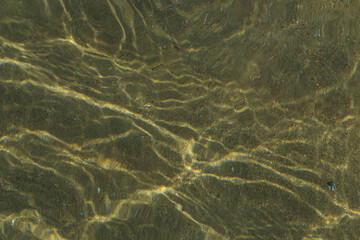 clear sea water shallow water