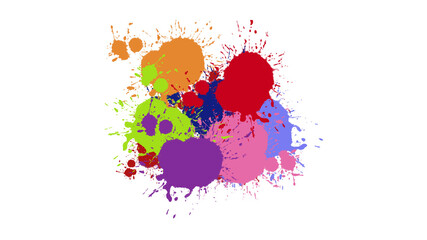 Colorful blots vector watercolor backgrounds for poster, brochure or flyer, Bundle of watercolor posters, flyers or cards. Banner template.