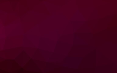 Dark Purple vector abstract polygonal texture.