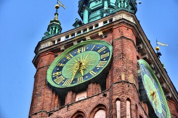 clock tower of the town hall