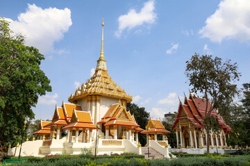 Hua Hin, THAILAND - January 25, 2020: The Chuch in Wat Huay Mongkol Temple the famous landmark in...