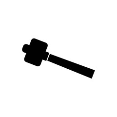 Hammer icon logo, vector design