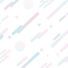 かわいい幾何学模様のパターン背景素材