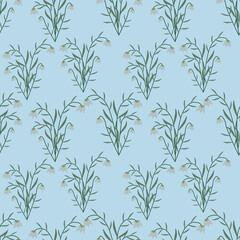 Wild flower seamless pattern.Great for textile,fabric,scrapbooking,wrapping paper,ceramic motifs.flower background.