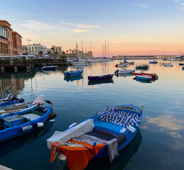 boats in the harbour