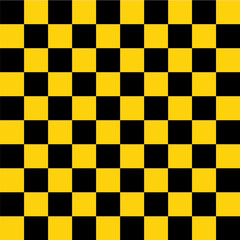市松模様黄色