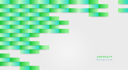 Abstract 3D modern square pattern background. White and grey geometric texture. vector illustration