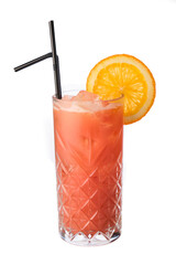 Orange cocktail with orange