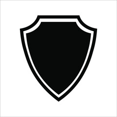 protective icon, shield icon on a white background