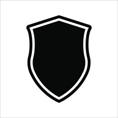 protective icon, shield icon on a white background