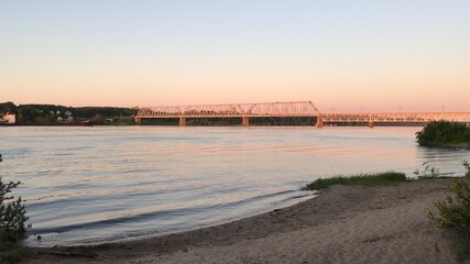 Obraz premium bridge over the river