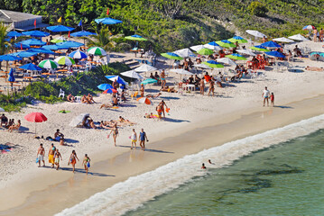 Forno Beach (Oven Beach), a paradise beach in Arraial do Cabo City, Rio de Janeiro, Brazil. January, 2018.