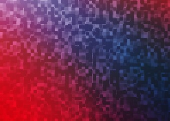 Light Blue, Red vector backdrop with rectangles, squares.