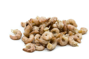Shrimp isolated on white background