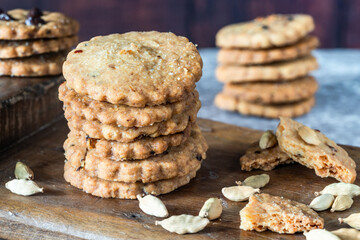 Orange and cardamom biscuits