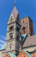 Towers of the historic cathedral in Ribe, Denmark