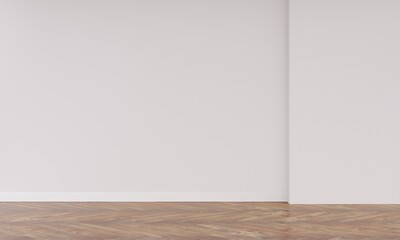 Home interrior, white wall