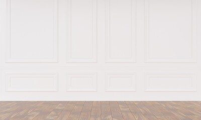 Home interrior, white wall