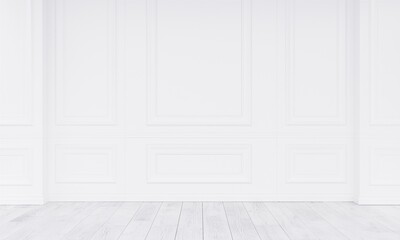 Home interrior, white wall