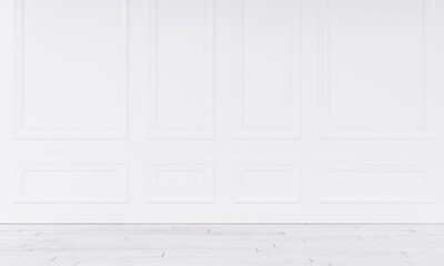 Home interrior, white wall