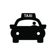 Taxi icon. Eps10 vector illustration.