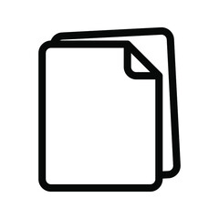 Document vector icon. file icon.  Illustration isolated for graphic and web design.