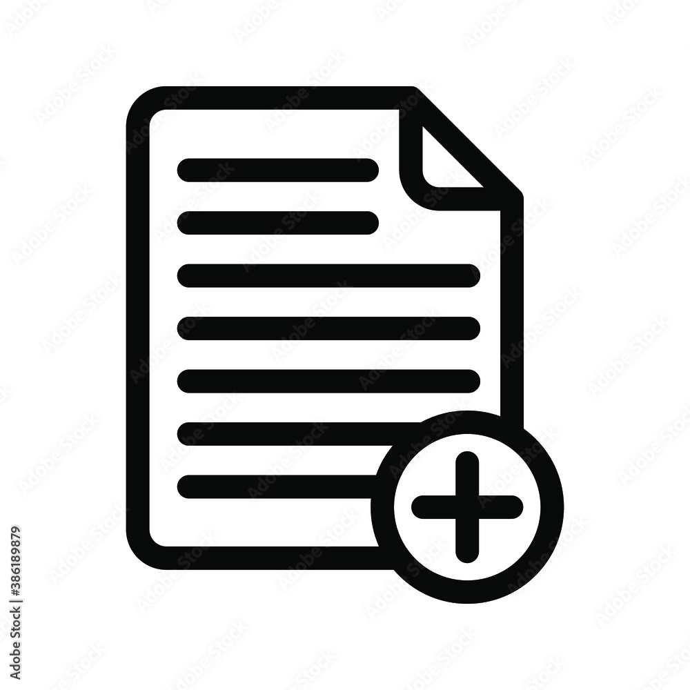 Poster document vector icon. file icon. illustration isolated for graphic and web design.