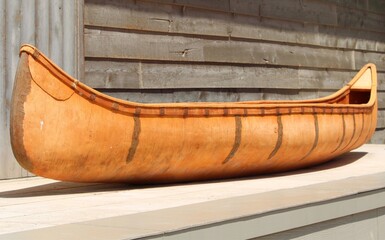 real indigenous canoe