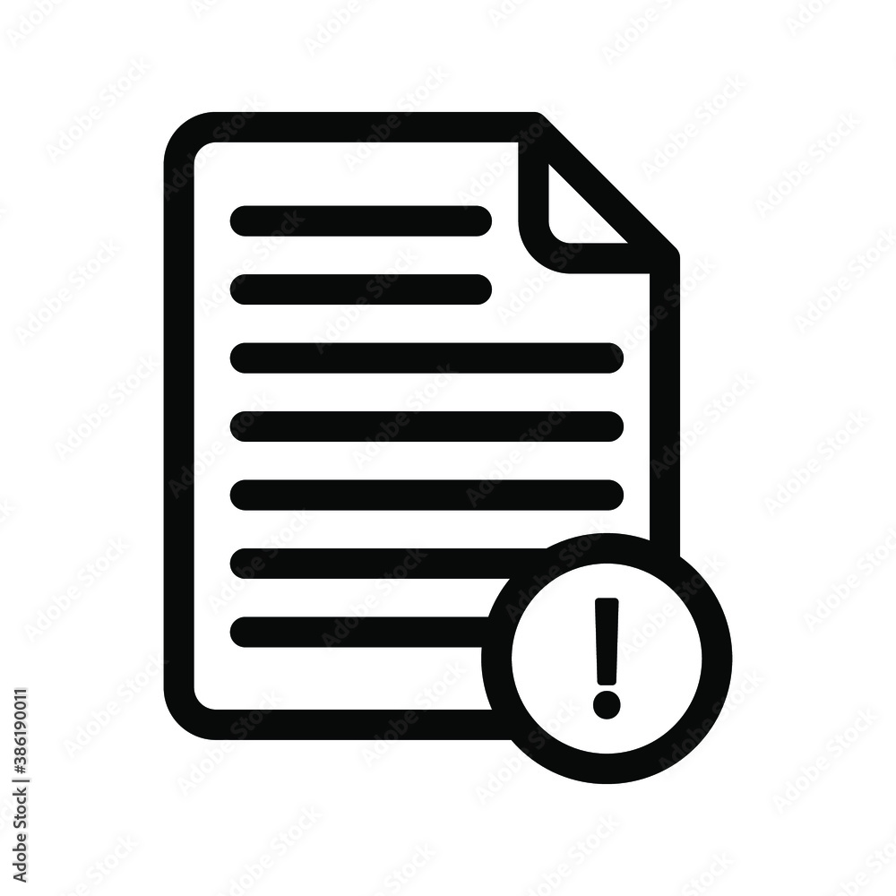 Poster document vector icon. file icon. illustration isolated for graphic and web design.